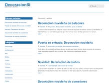 Tablet Screenshot of decoracionsi.com